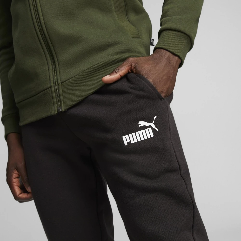 Puma Sportinis Kostiumas Vyrams Clean Sweat Suit Juodas Žalias 585841 31