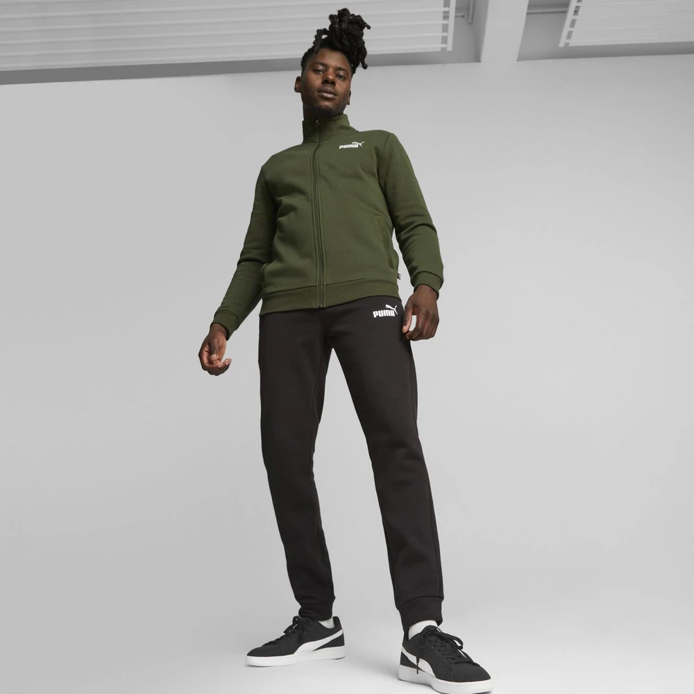 Puma Sportinis Kostiumas Vyrams Clean Sweat Suit Juodas Žalias 585841 31