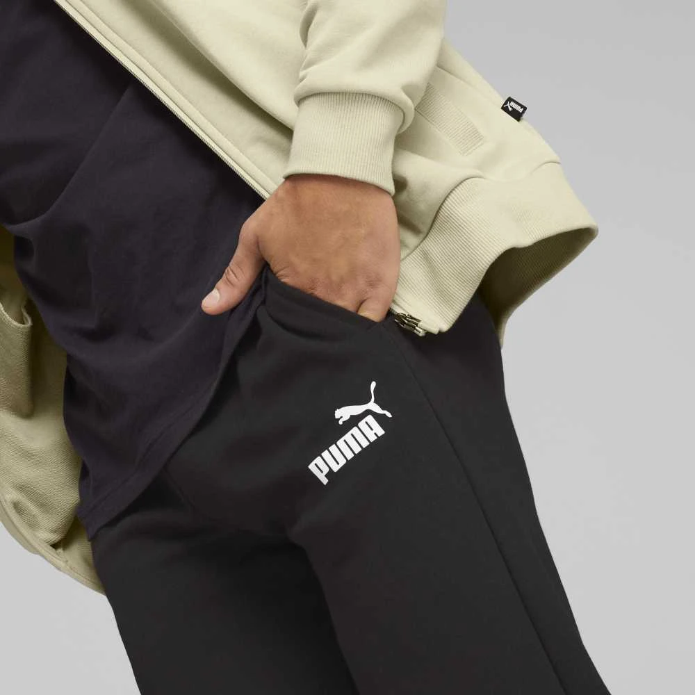 Puma Sportinis Kostiumas Vyrams Clean Sweat Suit Juodas Creamy 585840 88