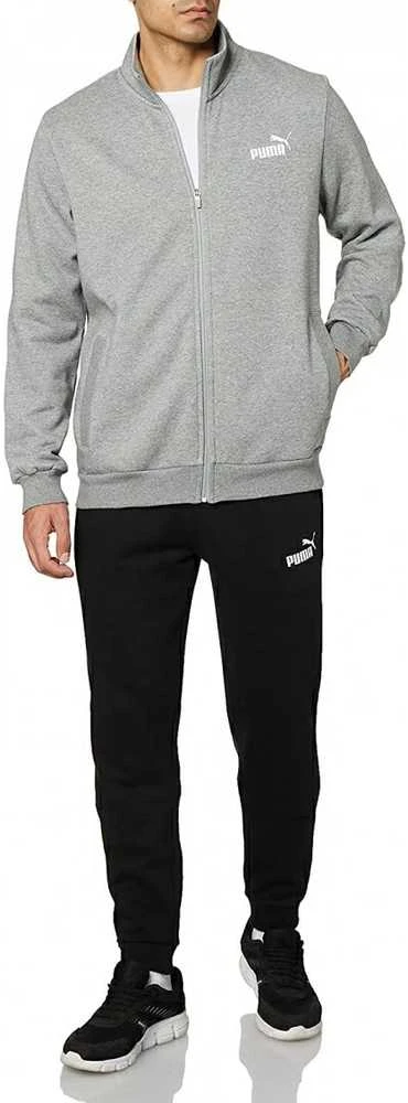 Puma Sportinis Kostiumas Vyrams Clean Sweat Suit Pilkas Juodas 585841 03
