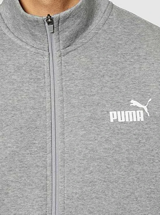 Puma Sportinis Kostiumas Vyrams Clean Sweat Suit Pilkas Juodas 585841 03