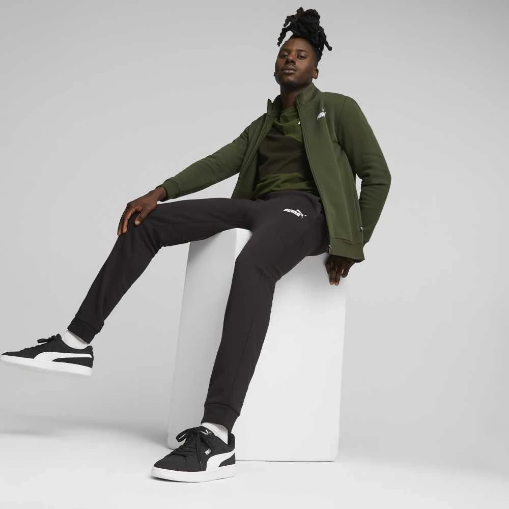 Puma Sportinis Kostiumas Vyrams Clean Sweat Suit Juodas Žalias 585841 31