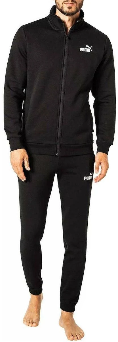 Puma Sportinis kostiumas Vyrams Clean Sweat Suit Juodas 585841 01