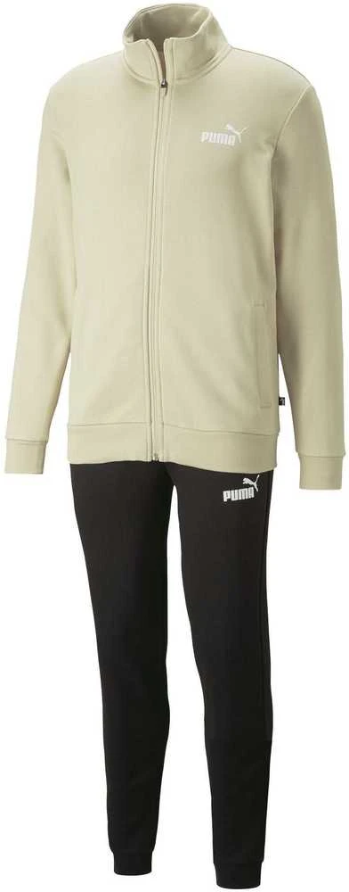 Puma Sportinis Kostiumas Vyrams Clean Sweat Suit Juodas Creamy 585840 88