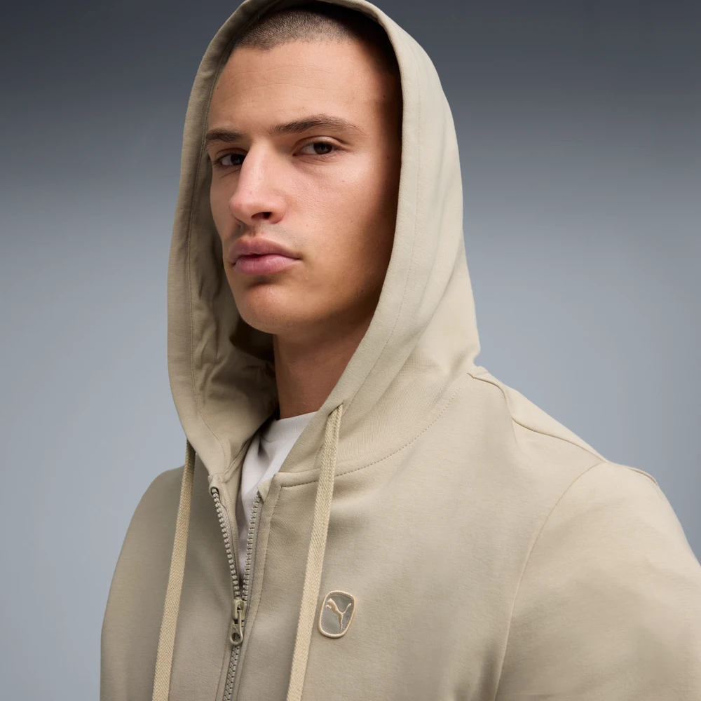 Puma Sportinis Kostiumas Vyrams Ess Elevated Tracksuit rusvai gelsvas Juodas 691771 61