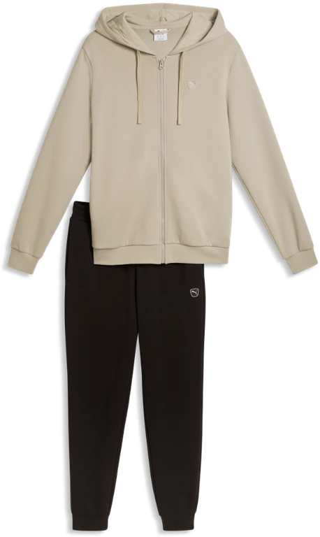 Puma Sportinis Kostiumas Vyrams Ess Elevated Tracksuit rusvai gelsvas Juodas 691771 61