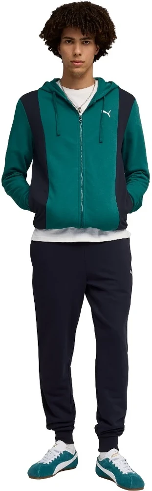 Puma Sportinis Kostiumas Vyrams Hooded Sweat Suit Žalias Juodas 691769 41
