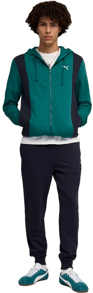 Puma Sportinis Kostiumas Vyrams Hooded Sweat Suit Žalias Juodas 691769 41