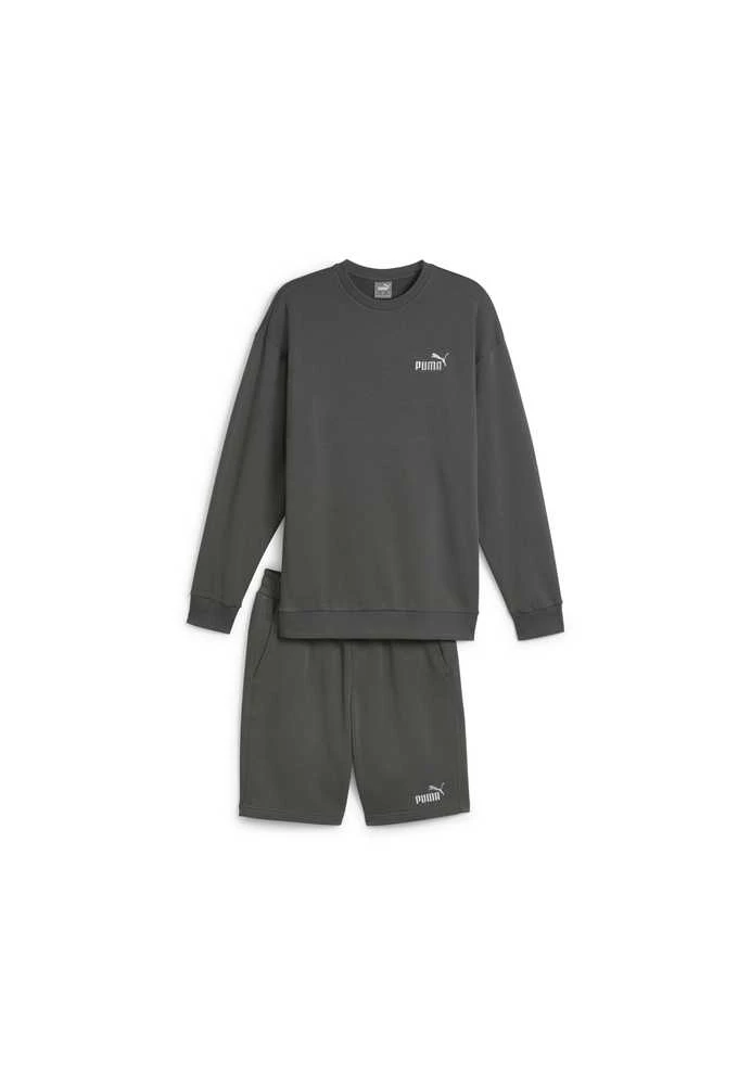 Puma Sportinis Kostiumas Vyrams Relaxed Sweat Pilkas 673308 80