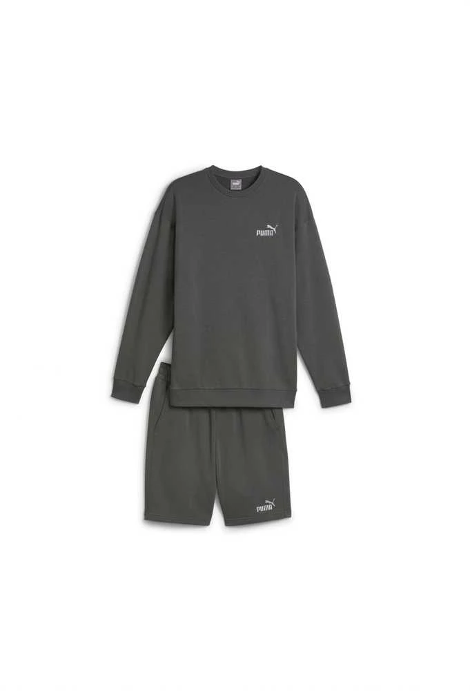 Puma Sportinis Kostiumas Vyrams Relaxed Sweat Pilkas 673308 80
