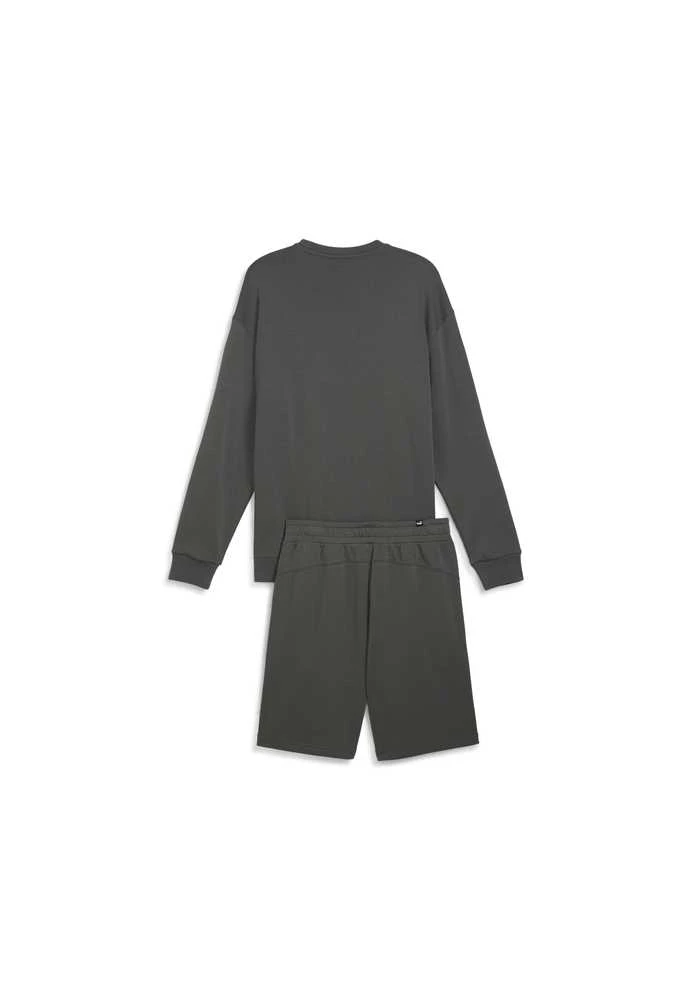 Puma Sportinis Kostiumas Vyrams Relaxed Sweat Pilkas 673308 80