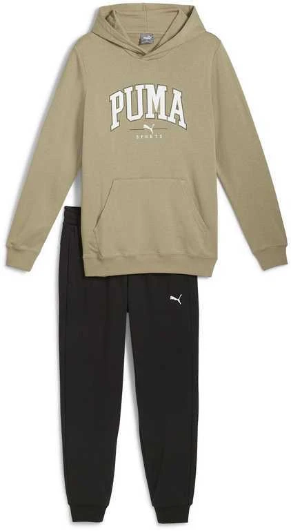 Puma Sportinis Kostiumas Vyrams Squad Hooded rusvai gelsvas Juodas 681901 67