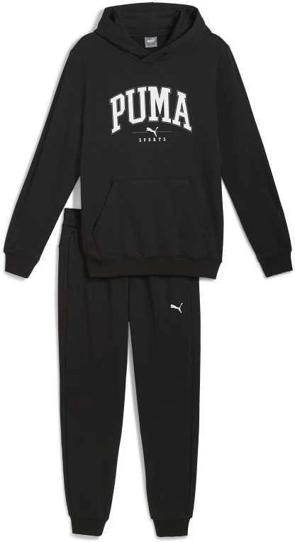 Puma Sportinis Kostiumas Vyrams Squad Hooded Juodas 681901 01