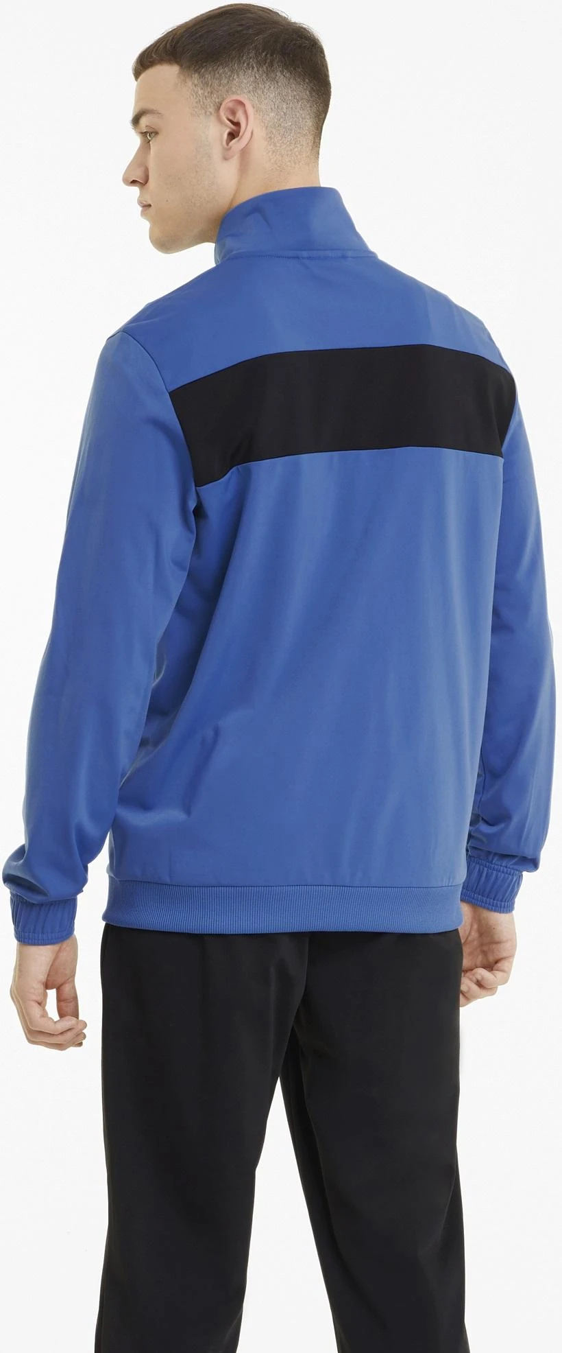 Puma Sportinis Kostiumas Vyrams Techstripe Tricot Juodas Mėlyna