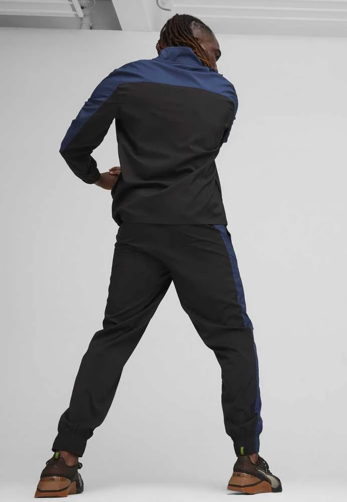 Puma Sportinis Kostiumas Vyrams Train Favorite Tracksuit Juodas Navy 521043 51