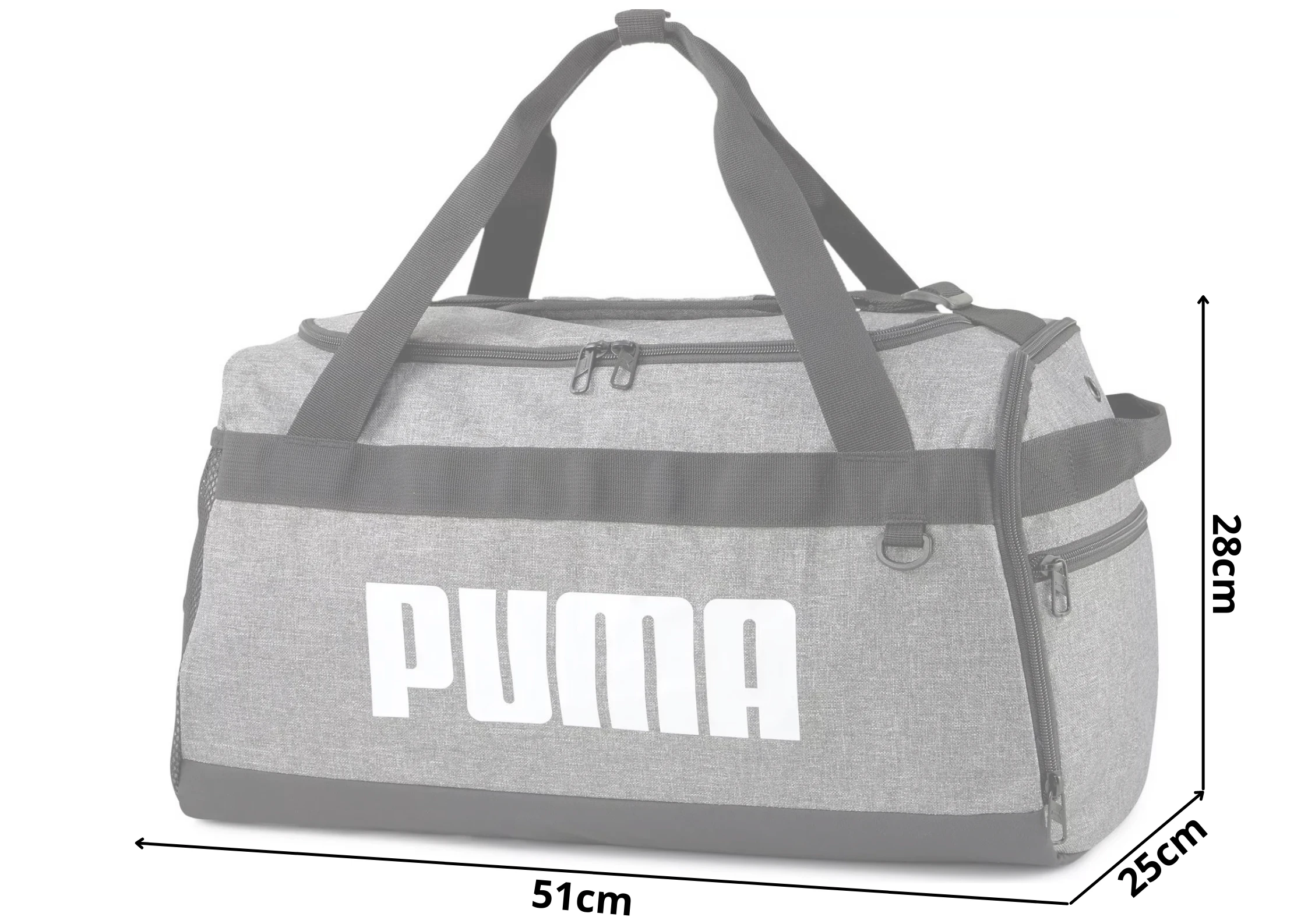 Puma Sportinis Krepšys Challenger Duffel Bag Pilkas