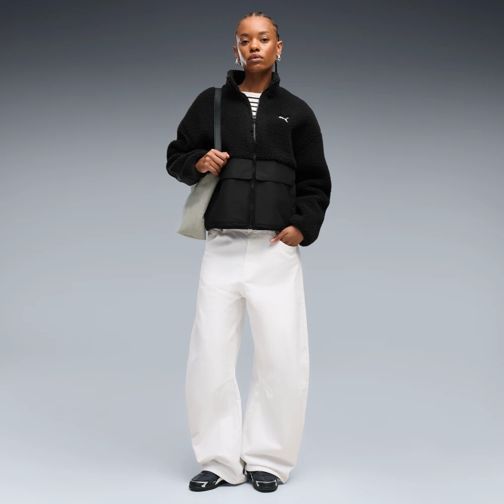 Puma Striukė Moterims Re:Fibre Sherpa Jacket Juodas 694567 01