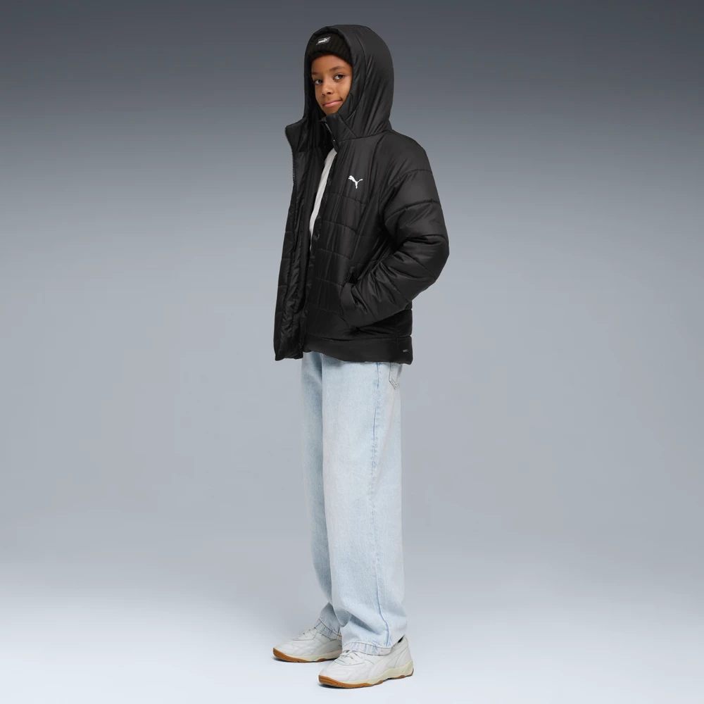 Puma Striukė Paaugliams Ess Hooded Padded Juodas 685226 01
