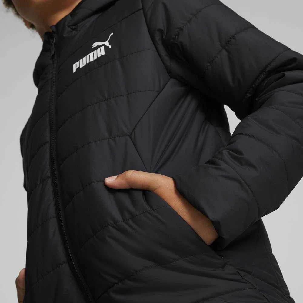 Puma Striukė Paaugliams Ess Hooded Padded Juodas 670559 01