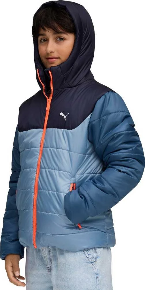 Puma Striukė Paaugliams Ess Hooded Padded Jacket Mėlyna 685226 34