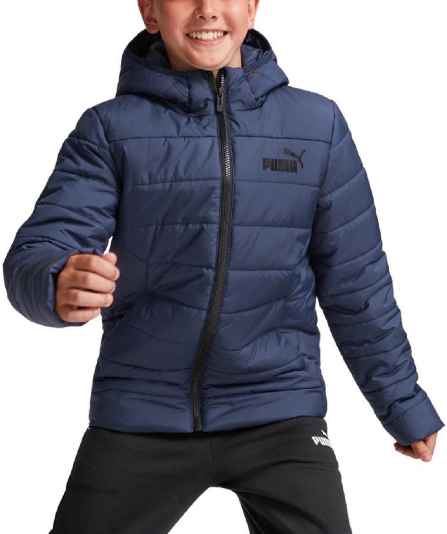 Puma Striukė Paaugliams Ess Hooded Padded Navy 670559 06
