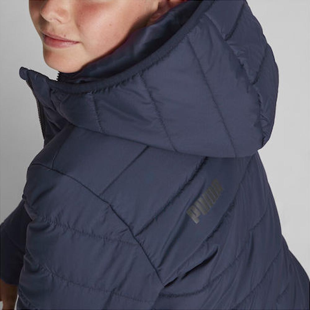 Puma Striukė Paaugliams Ess Hooded Padded Navy 670559 06