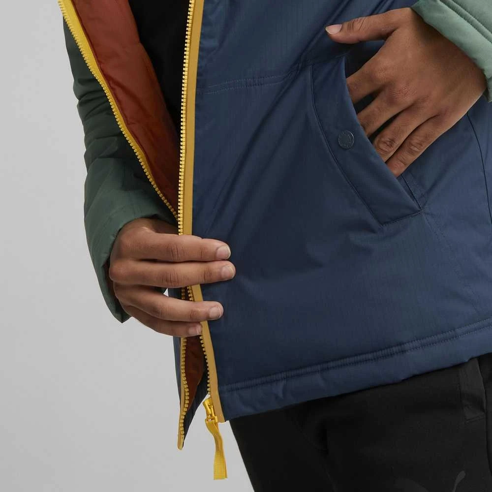 Puma Striukė Vyrams Colourblock Hoode Mėlyna Oranžinis Žalias 849346 64