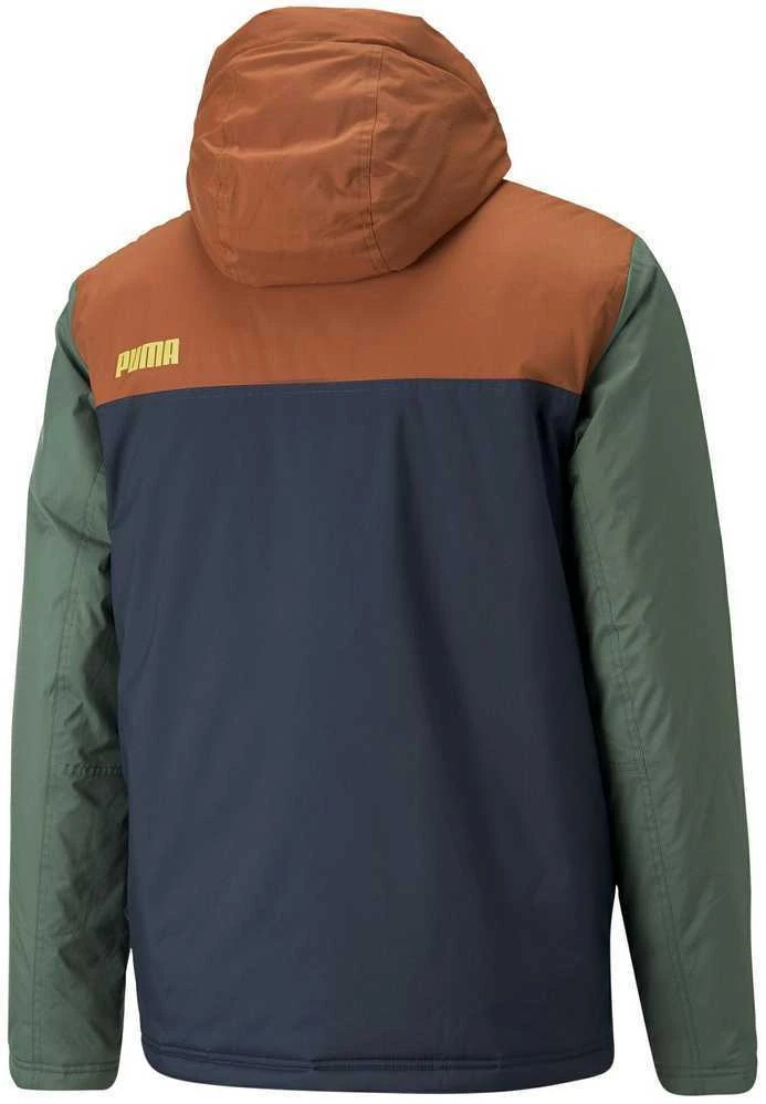Puma Striukė Vyrams Colourblock Hoode Mėlyna Oranžinis Žalias 849346 64