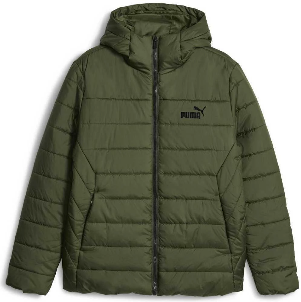 Puma Striukė Vyrams Ess Hooded Padded Jacket Žalias 848938 31