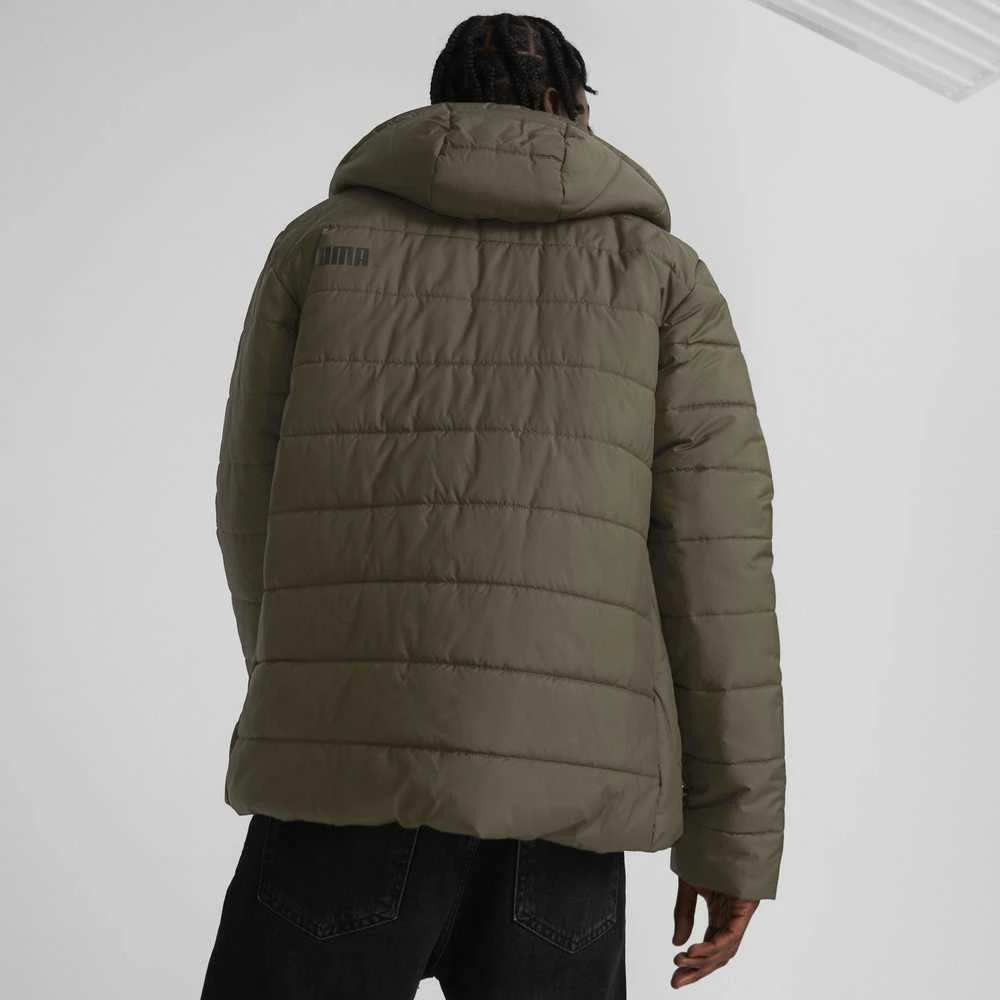 Puma Striukė Vyrams Ess Hooded Padded Jacket Khaki 848938 62