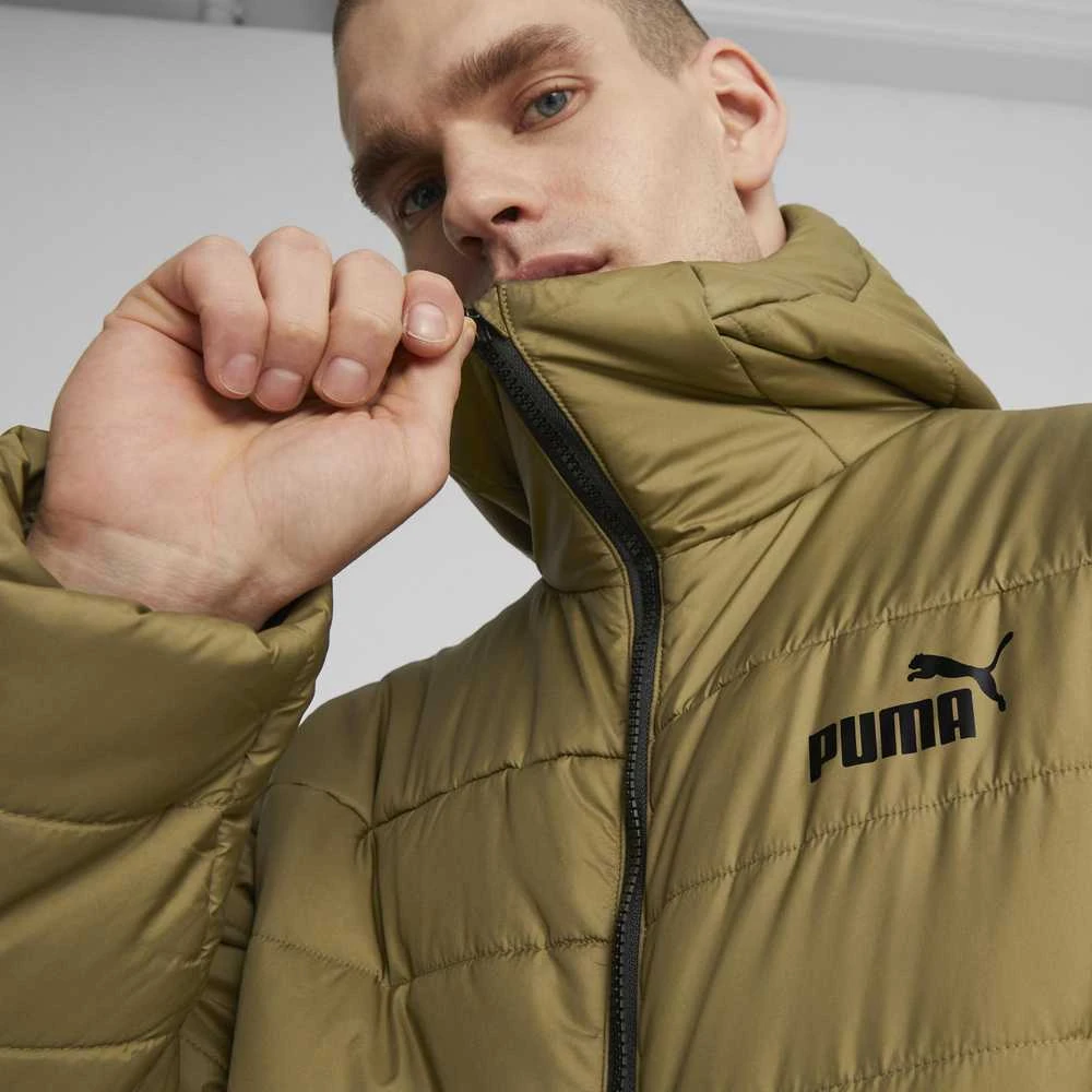 Puma Striukė Vyrams Ess Hooded Padded Jacket Brown 848938 93