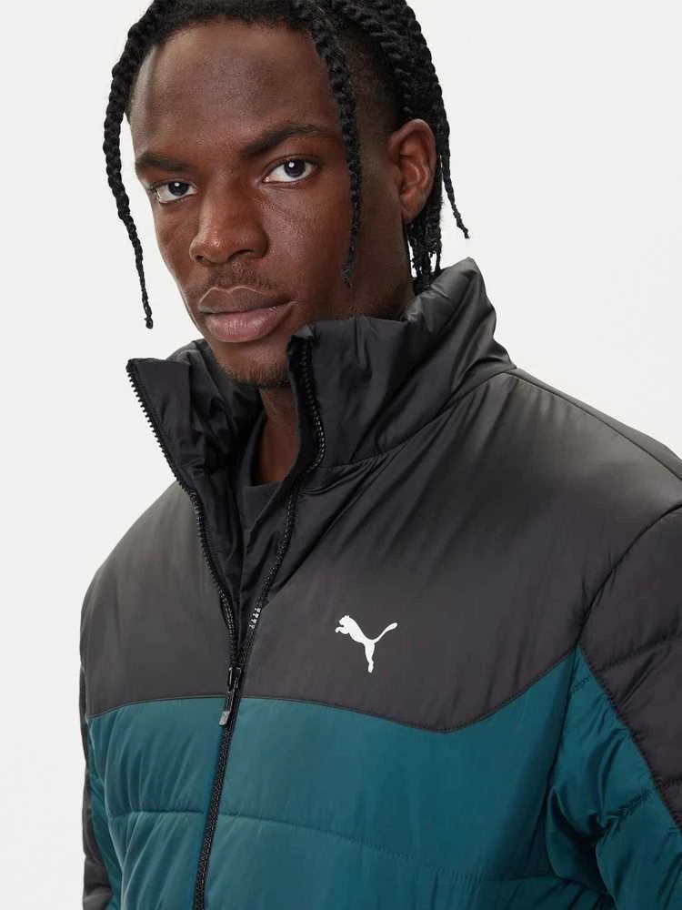 Puma Striukė Vyrams Ess Padded Jacket Juodas Žalias 685210 75