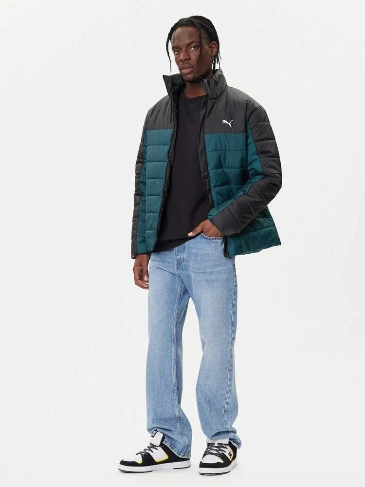 Puma Striukė Vyrams Ess Padded Jacket Juodas Žalias 685210 75