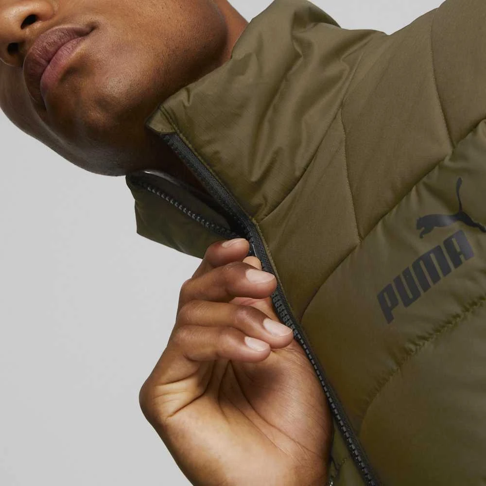 Puma Striukė Vyrams Ess+ Padded Jacket Khaki 849349 62