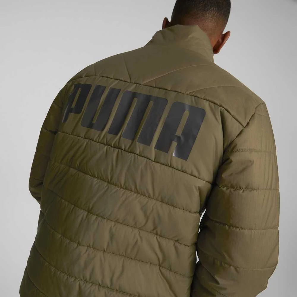 Puma Striukė Vyrams Ess+ Padded Jacket Khaki 849349 62