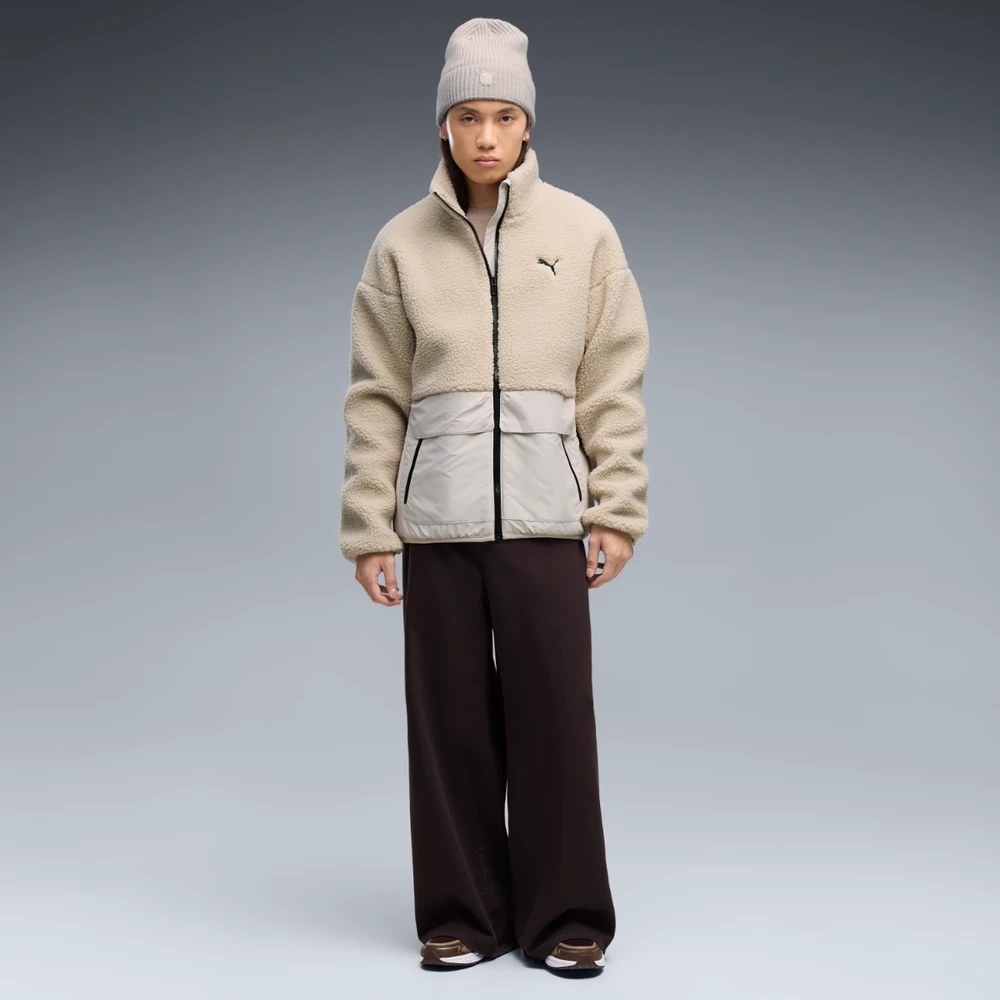 Puma Striukė Vyrams Hybrid Re:Fibre Sherpa Jacket rusvai gelsvas 694562 82