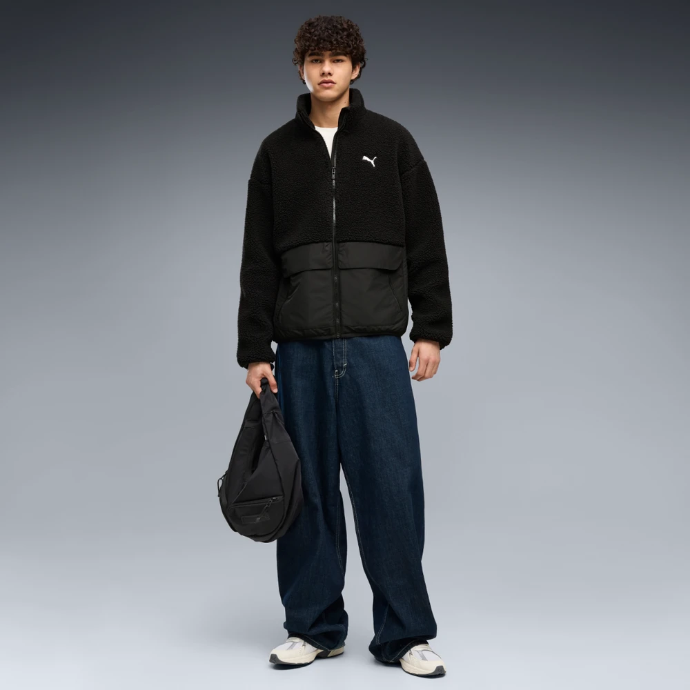 Puma Striukė Vyrams Hybrid Re:Fibre Sherpa Jacket Juodas 694562 01