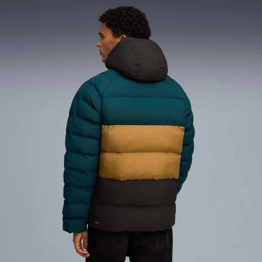 Puma Striukė Vyrams Mono Hooded Jacket Žalias Geltona Brown 688367 75