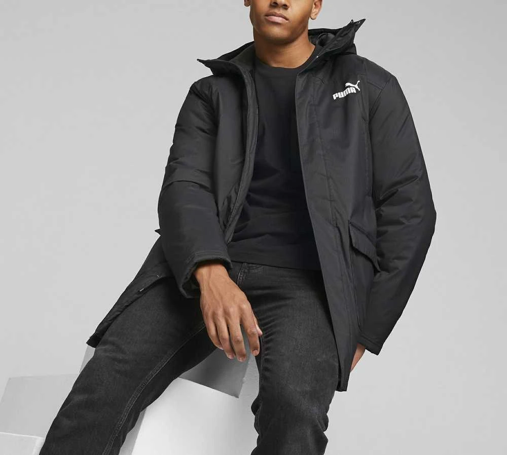 Puma Striukė Vyrams Padded Hooded Parka Juodas 849318 01