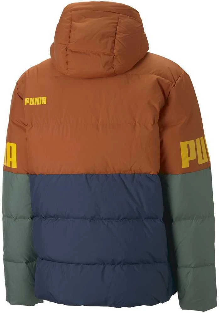 Puma Striukė Vyrams Power Hoode Down Puff Oranžinis Žalias Mėlyna 849335 64