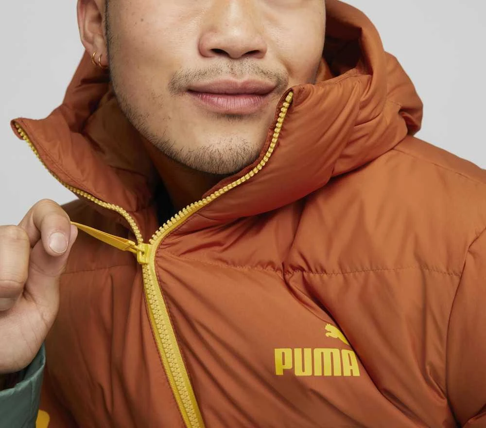 Puma Striukė Vyrams Power Hoode Down Puff Oranžinis Žalias Mėlyna 849335 64