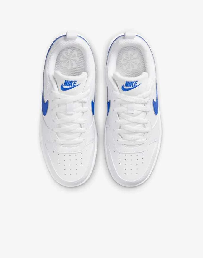 Nike Avalynė Paaugliams Court Borough Low Baltas Mėlyna DV5456 110