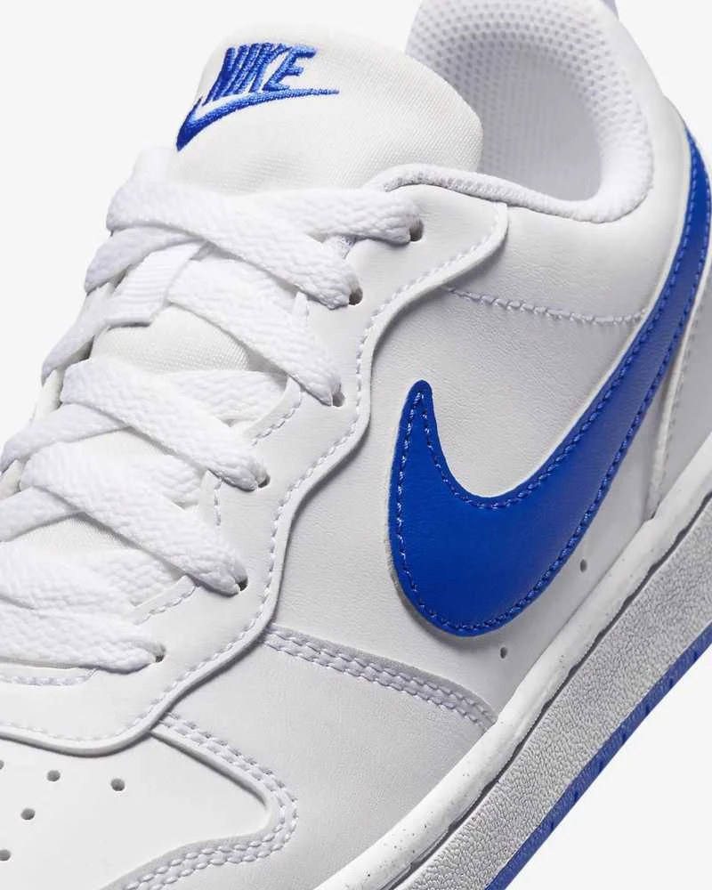Nike Avalynė Paaugliams Court Borough Low Baltas Mėlyna DV5456 110