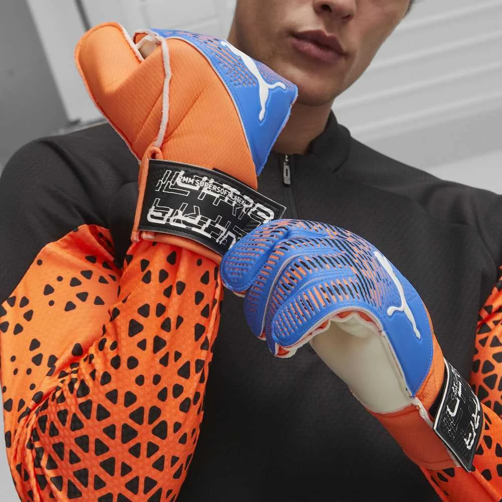 Puma Vartininko Pirštinės Puma Ultra Grip Oranžinis Mėlyna 041817 05