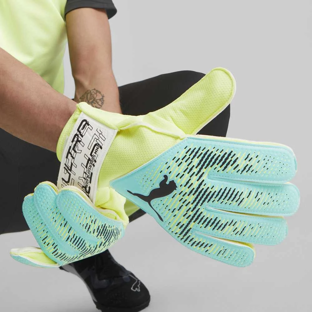 Puma Vartininko Pirštinės Puma Ultra Grip Geltona Žalias 041817 06