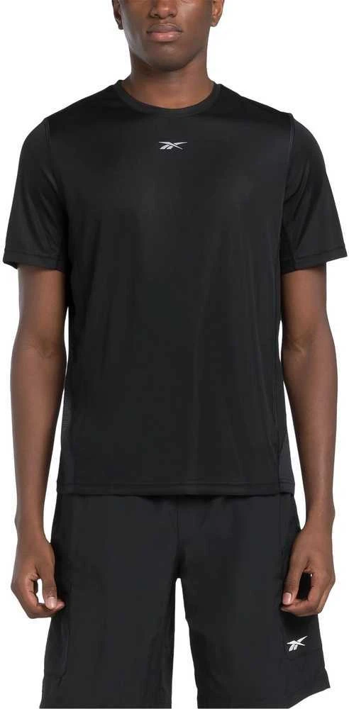 Reebok Bėgimo Marškinėliai Vyrams Running Ss Speedwick Juodas 100070571