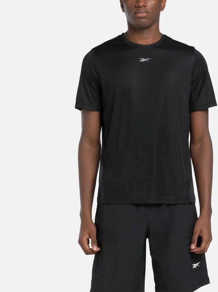 Reebok Bėgimo Marškinėliai Vyrams Running Ss Speedwick Juodas 100070571