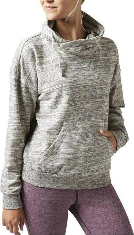 Reebok Džemperis El Marble Cowl Neck Pilkas Heather BK5189
