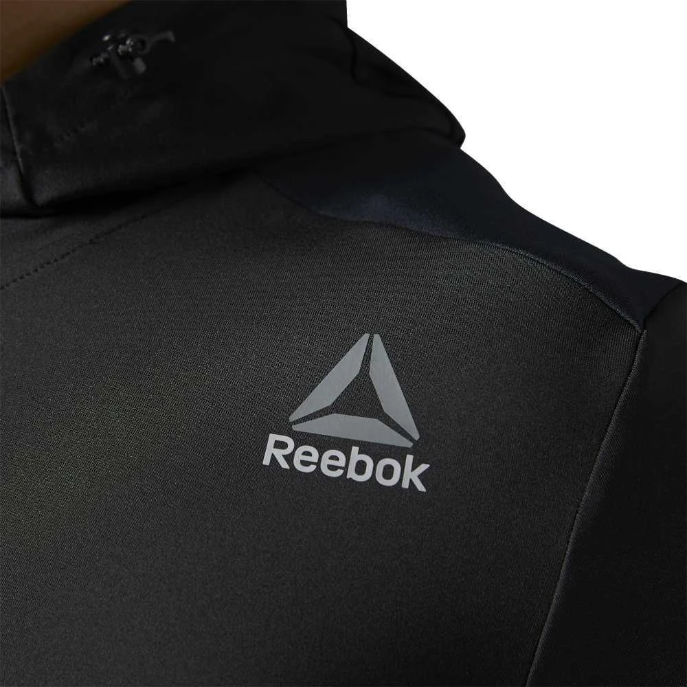 Reebok Džemperis Hexawarm Pullover Hoodie Juodas BR9625