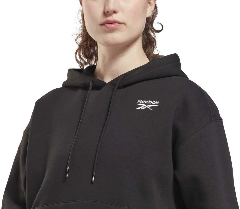 Reebok Džemperis Moterims Ri Fleece Hoody Juodas GS9372